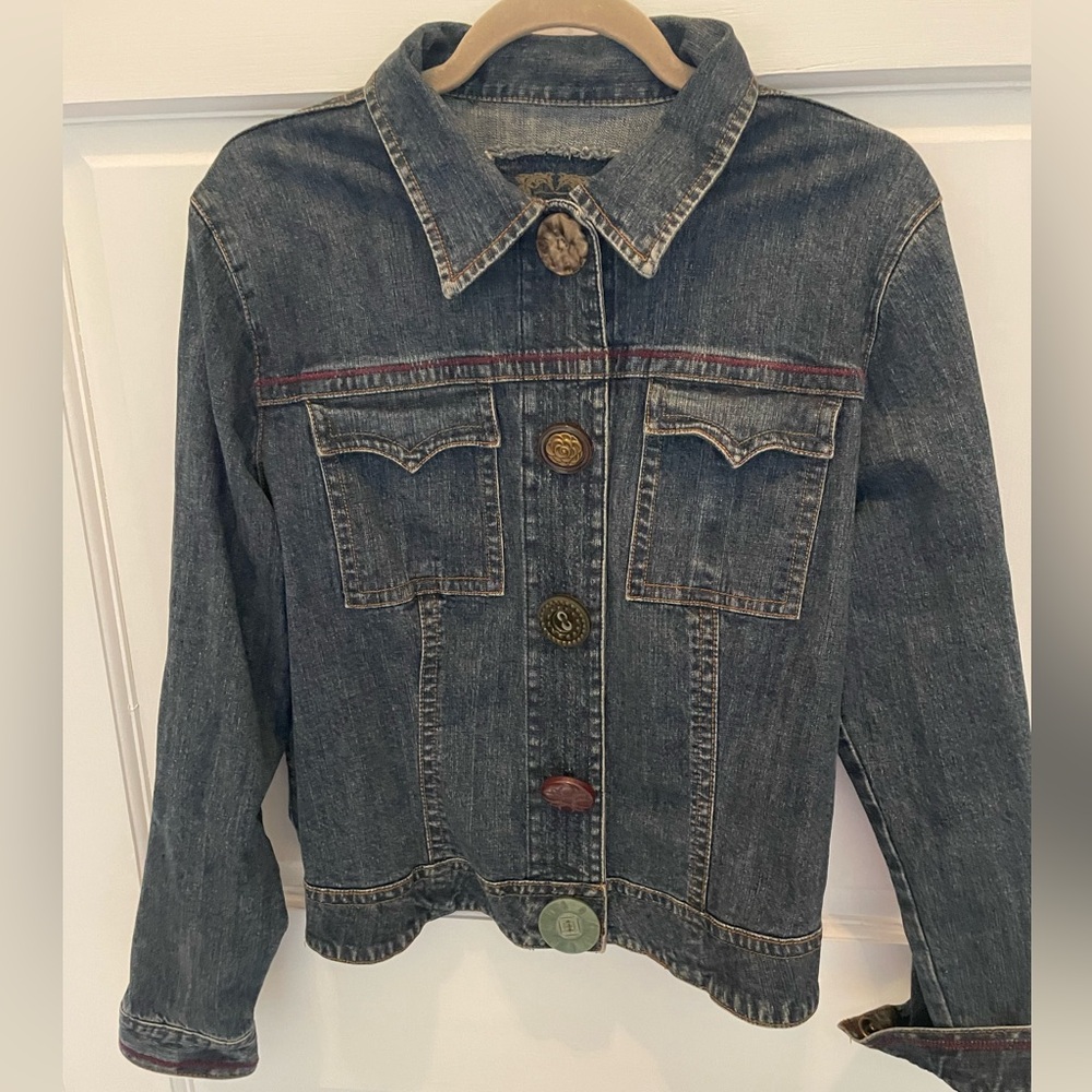 Cabi Vintage Button Denim Jacket